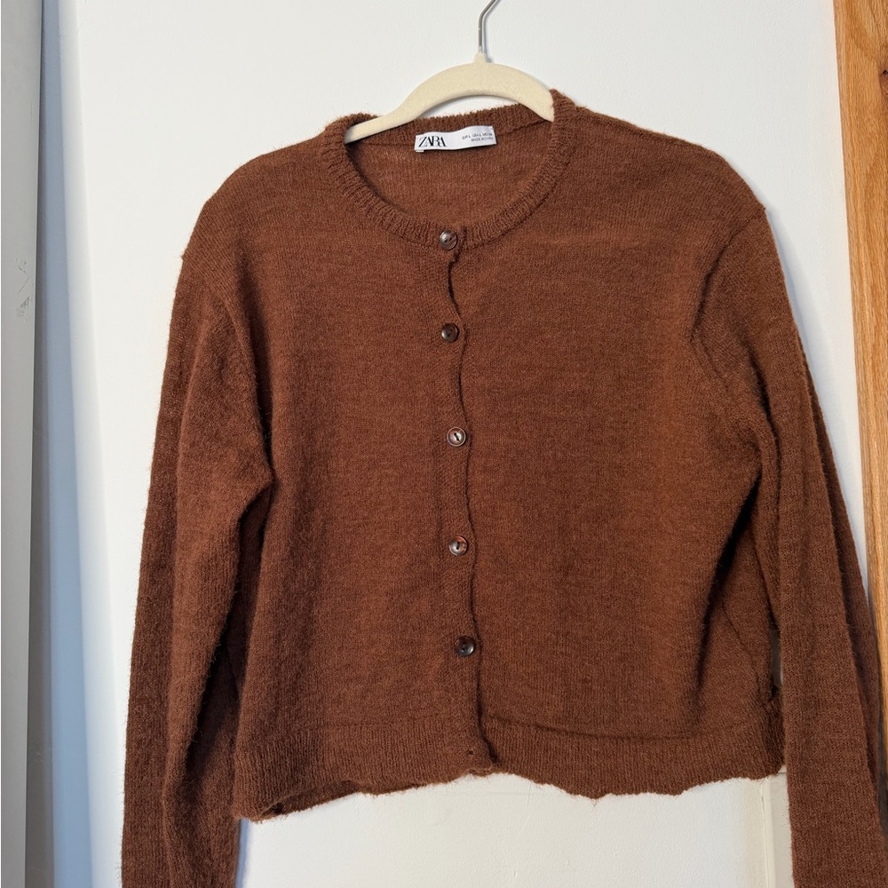 Zara Brown Women's Cardigan
